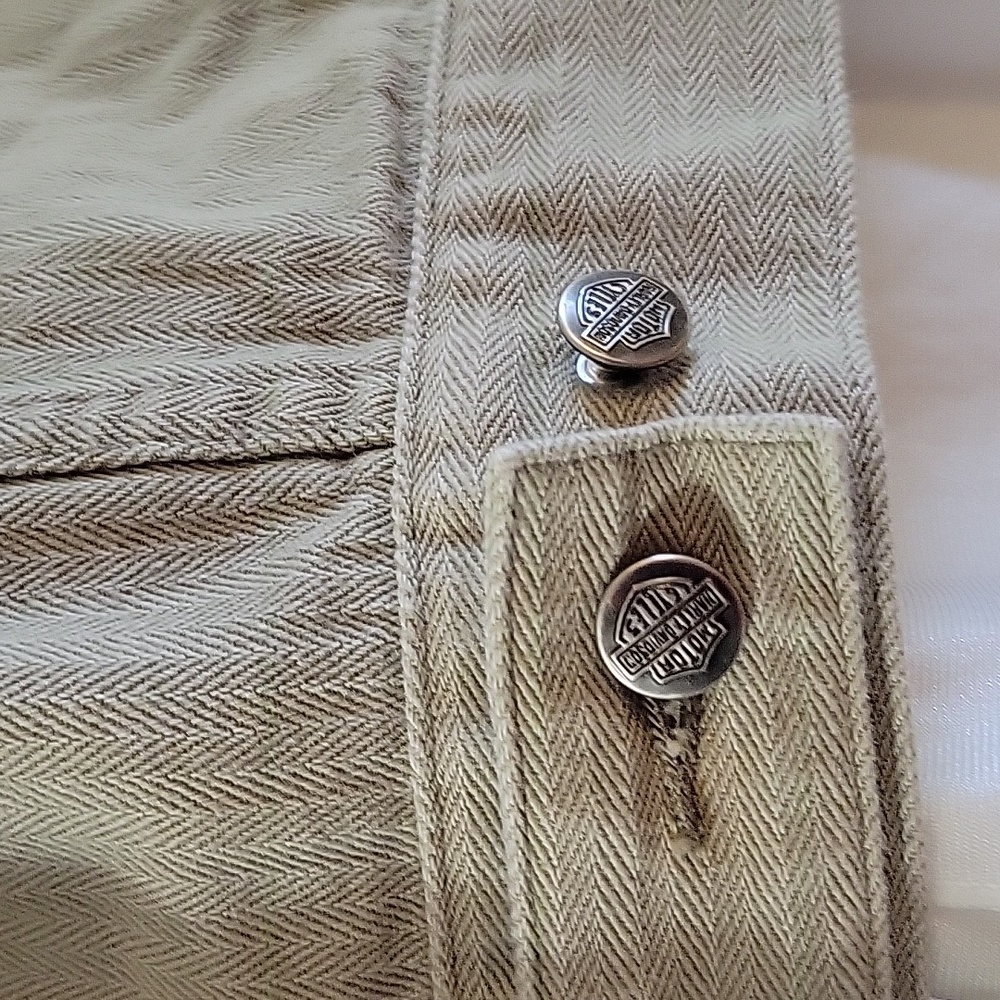 Harley Davidson Studded Jean Jacket - image 7